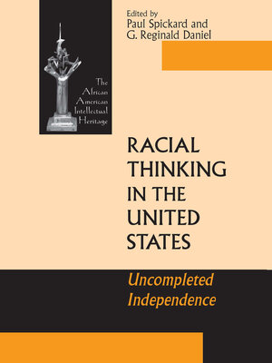 cover image of Racial Thinking in the United States